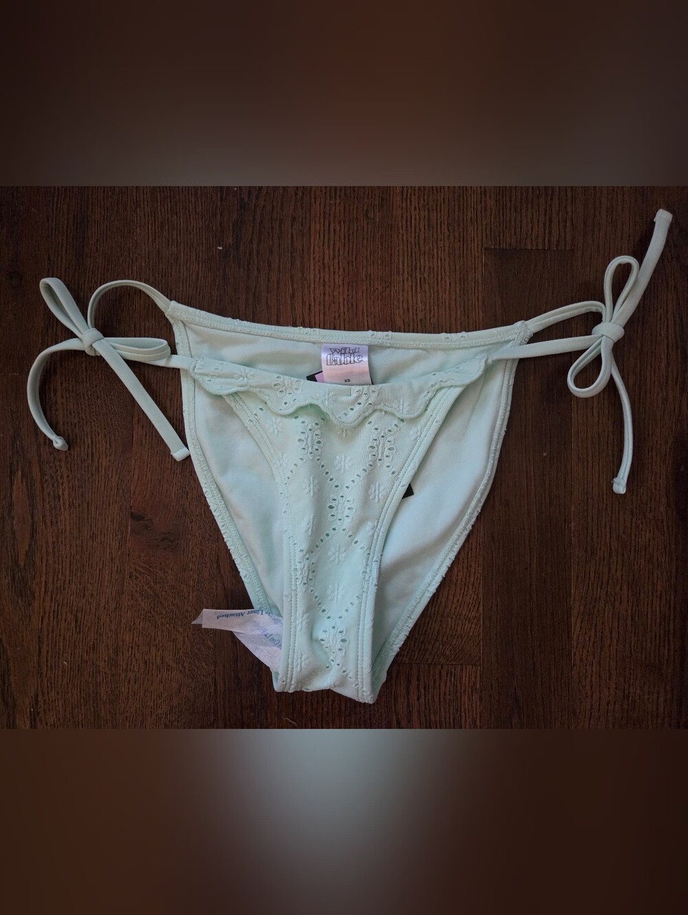 New Wild Fable Womens XS 0/2 Mint Green Bikini Swim Bottoms
